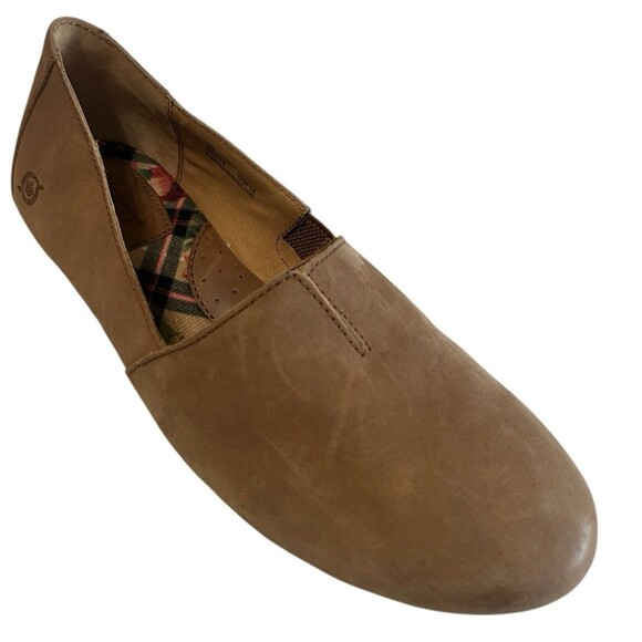 Born Sebra Womens Loafer  Brown Suede Flat Slip-On Shoe Comfy Casual Size 9M - Picture 1 of 14